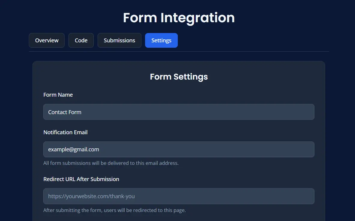 Recipient email before