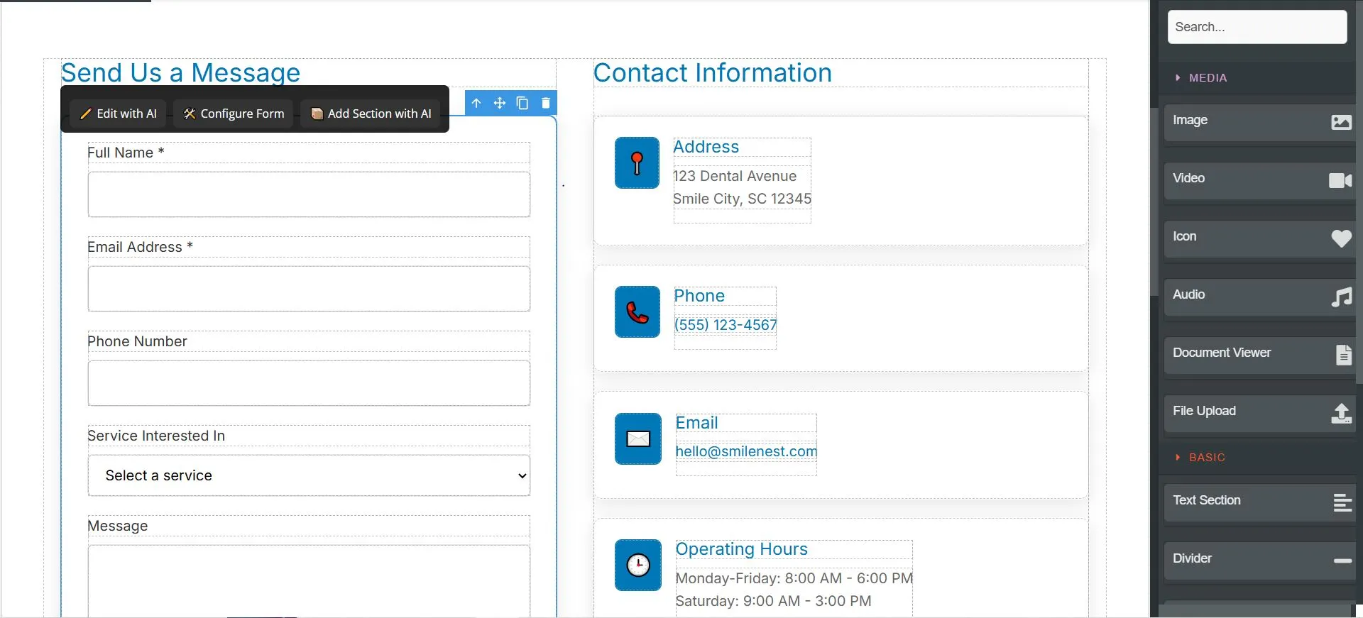 Configure Button