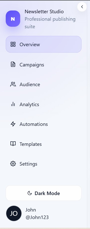 Dashboard Layout