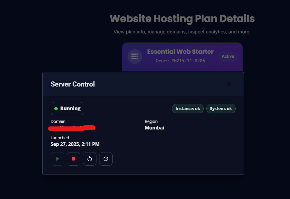 Server Control